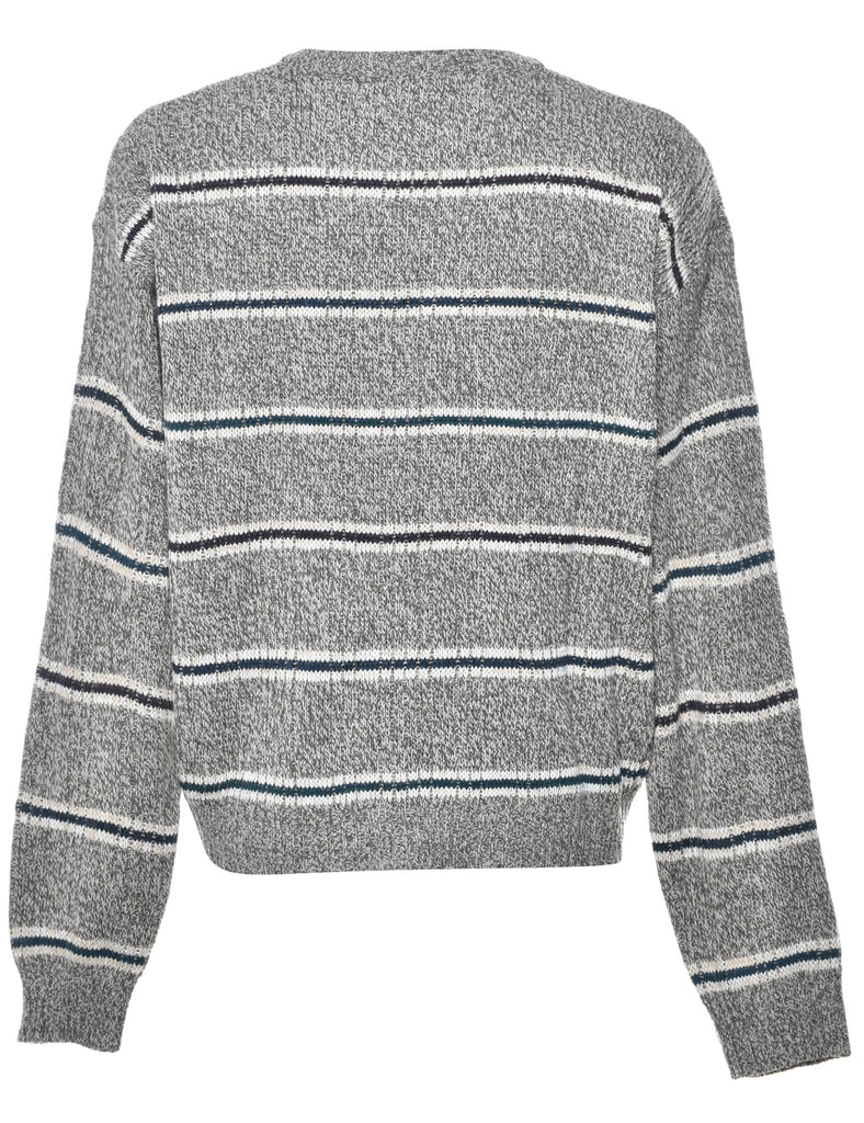 Striped Pattern Jumper - M