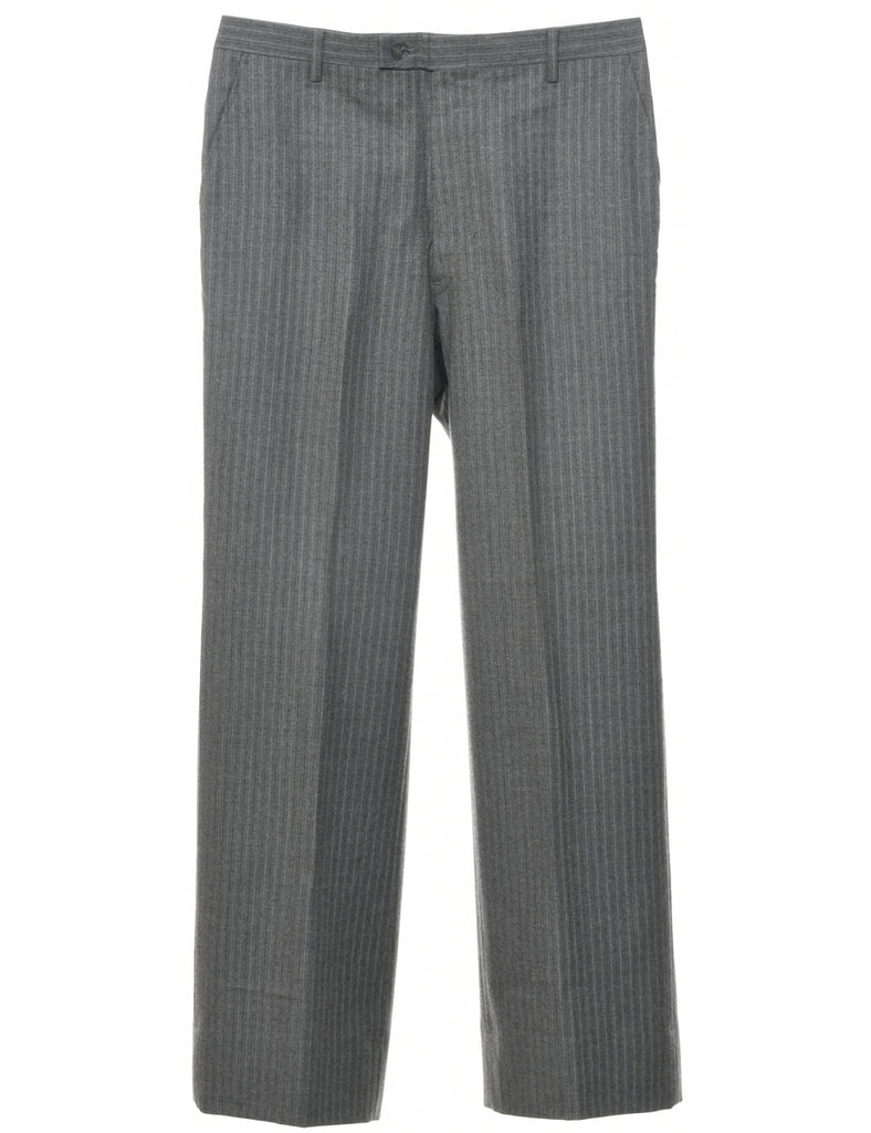 Striped Pattern Trousers - W32 L30