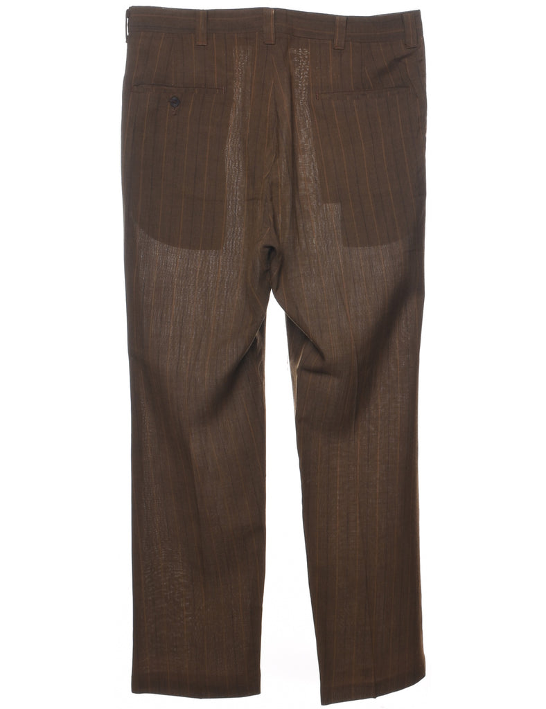 Striped Pattern Trousers - W34 L30