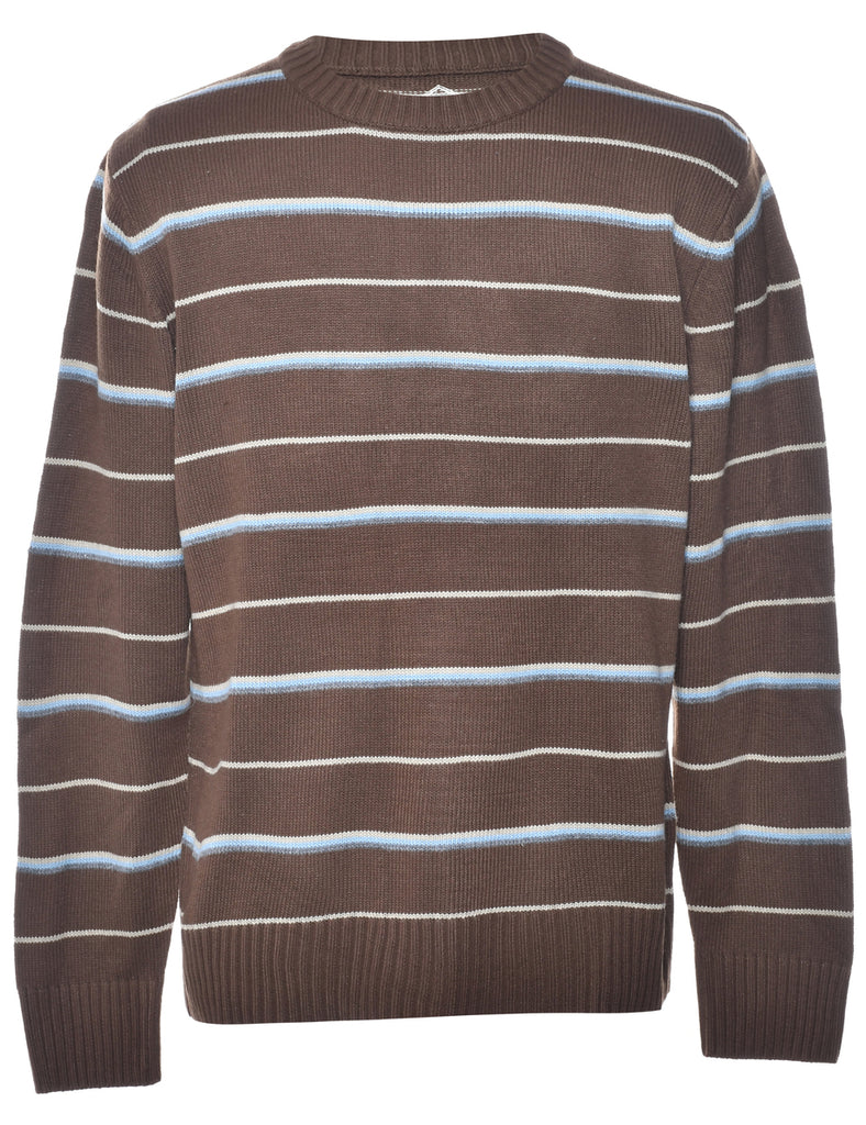 Striped Print Jumper - L