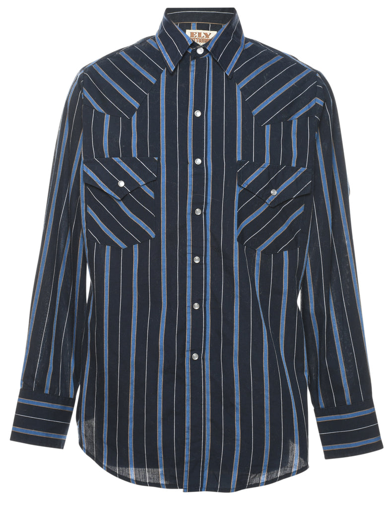 Striped Western Shirt - S