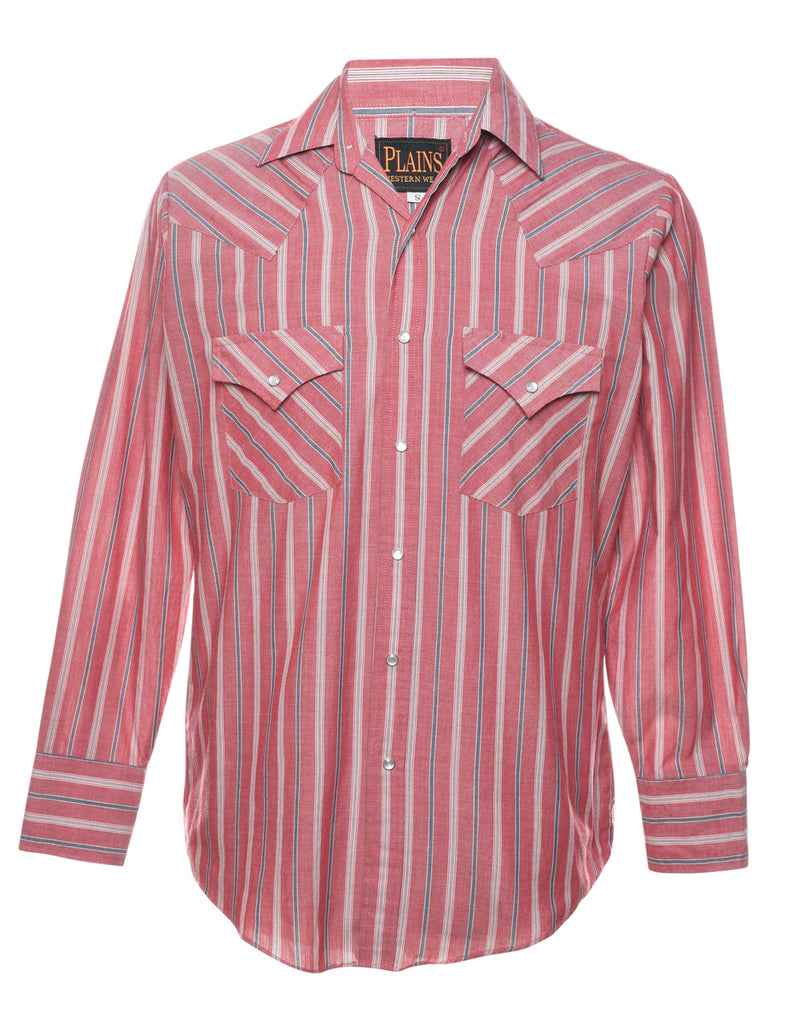 Striped Western Shirt - S