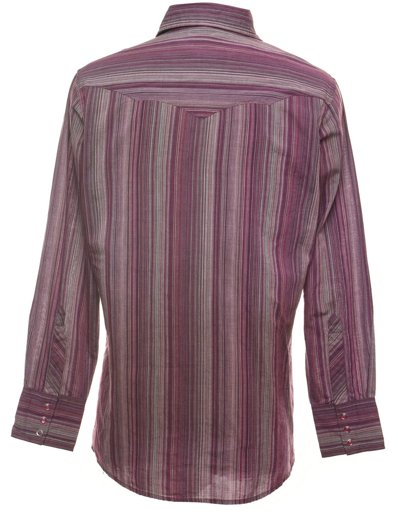 Striped Western Shirt - S