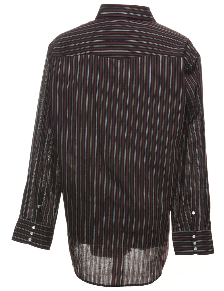 Striped Western Shirt - L