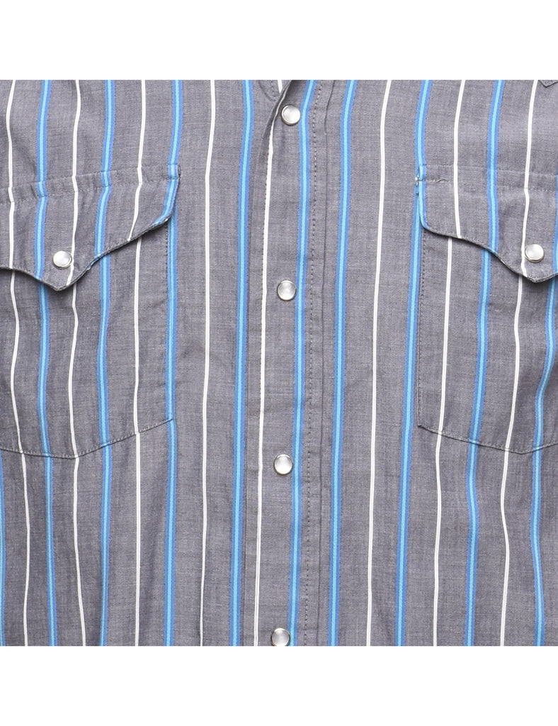 Striped Western Shirt - M