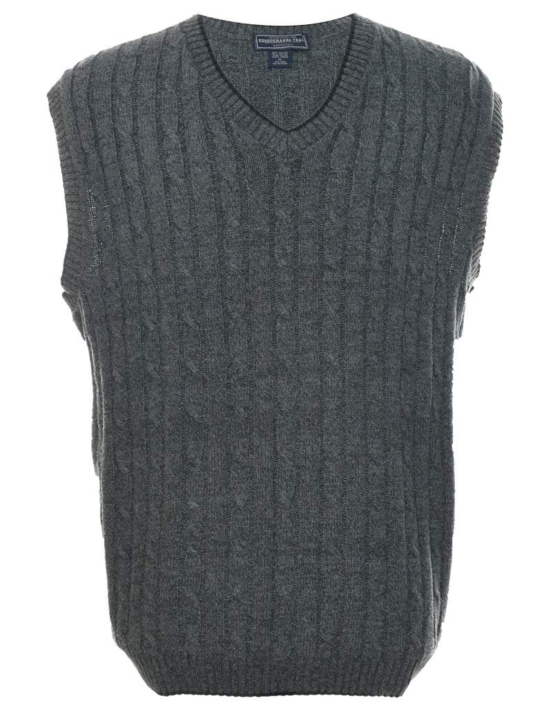 Sweater Grey Vest - XL