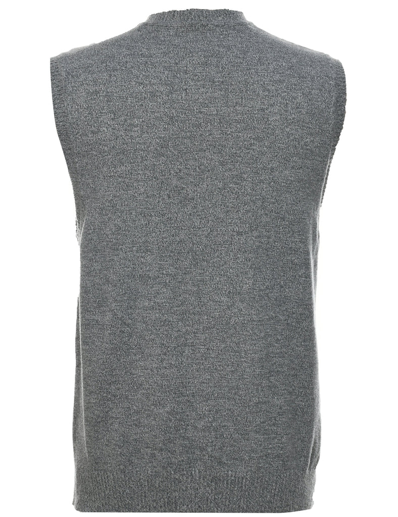 Sweater Grey Vest - M