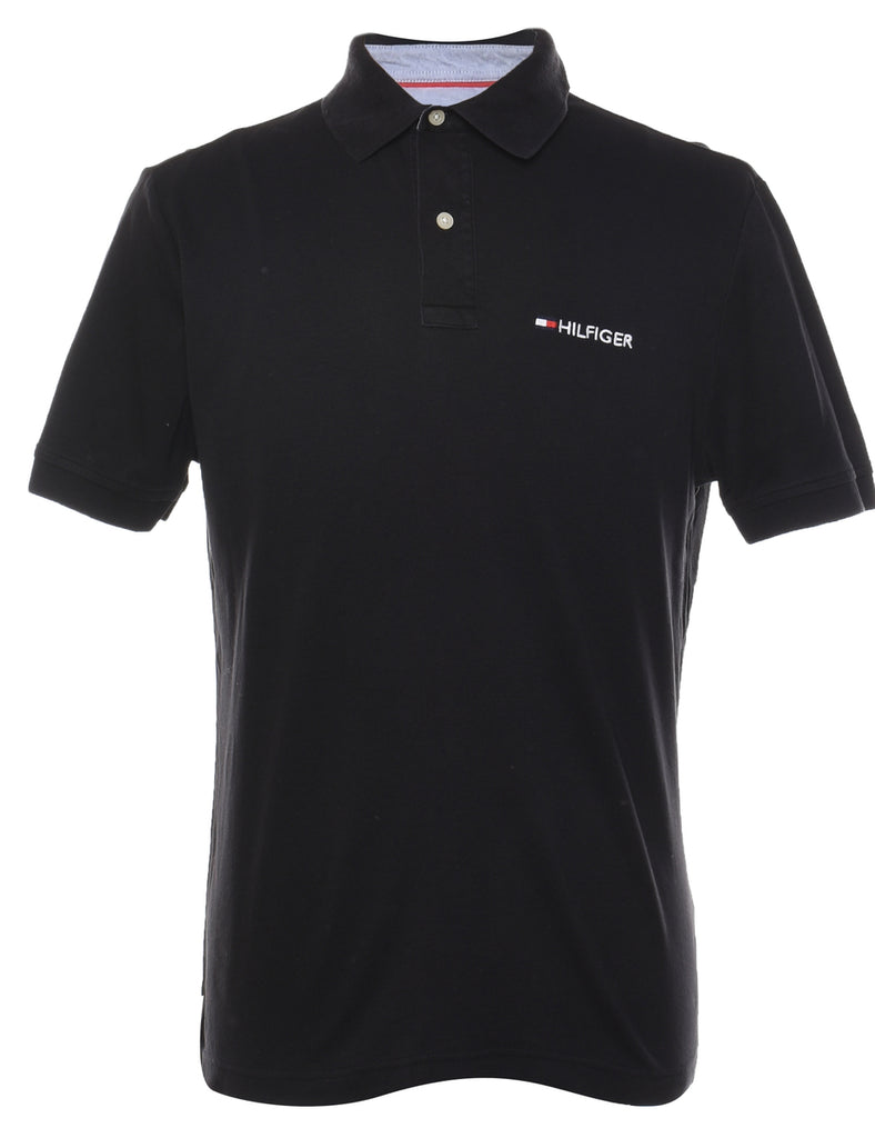 Tommy Hilfiger Black Polo Shirt - M