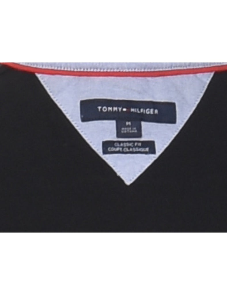 Tommy Hilfiger Black Polo Shirt - M