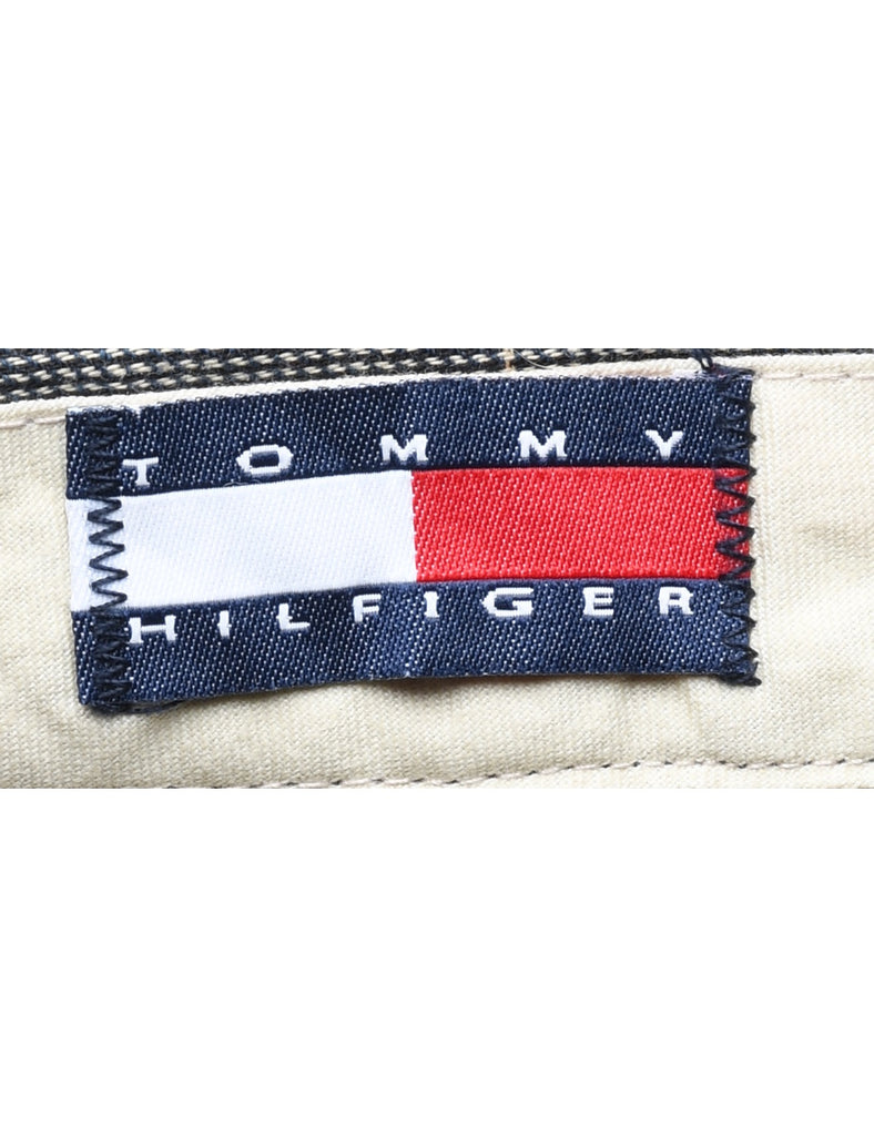 Tommy Hilfiger Dark Grey Checked Trousers - W36 L32