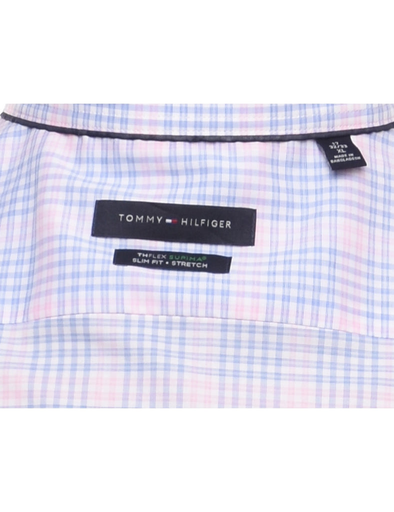 Tommy Hilfiger Lilac Checked Shirt - XL