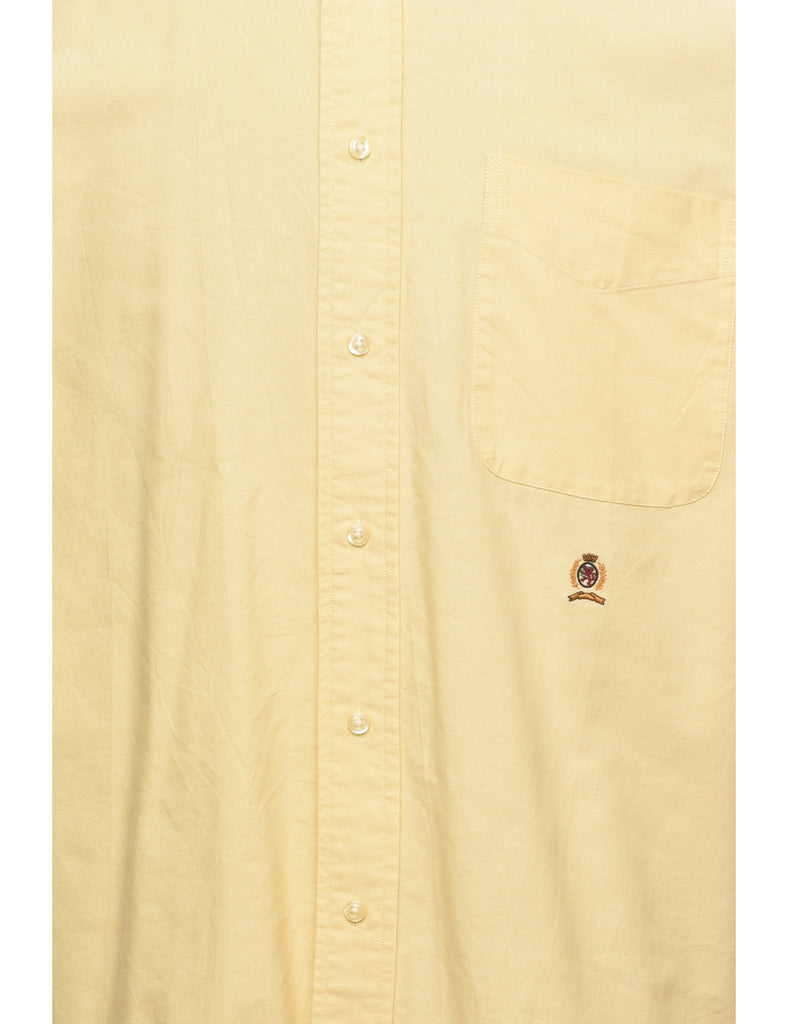 Tommy Hilfiger Long-Sleeve Pale Yellow Shirt - XL