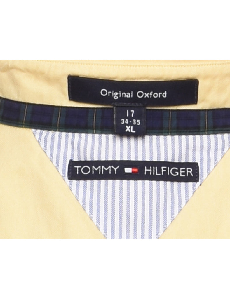 Tommy Hilfiger Long-Sleeve Pale Yellow Shirt - XL