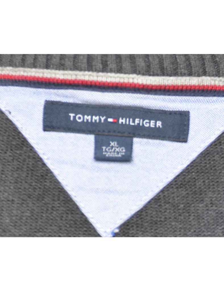 Tommy Hilfiger Quarter Zip Jumper - XL