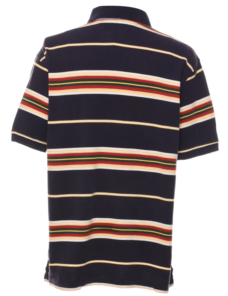 Tommy Hilfiger Striped Multi-Colour Polo Shirt - L