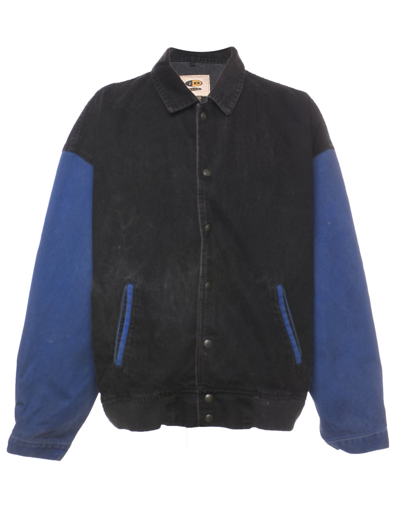 Two-Tone Black & Blue Jacket - XL