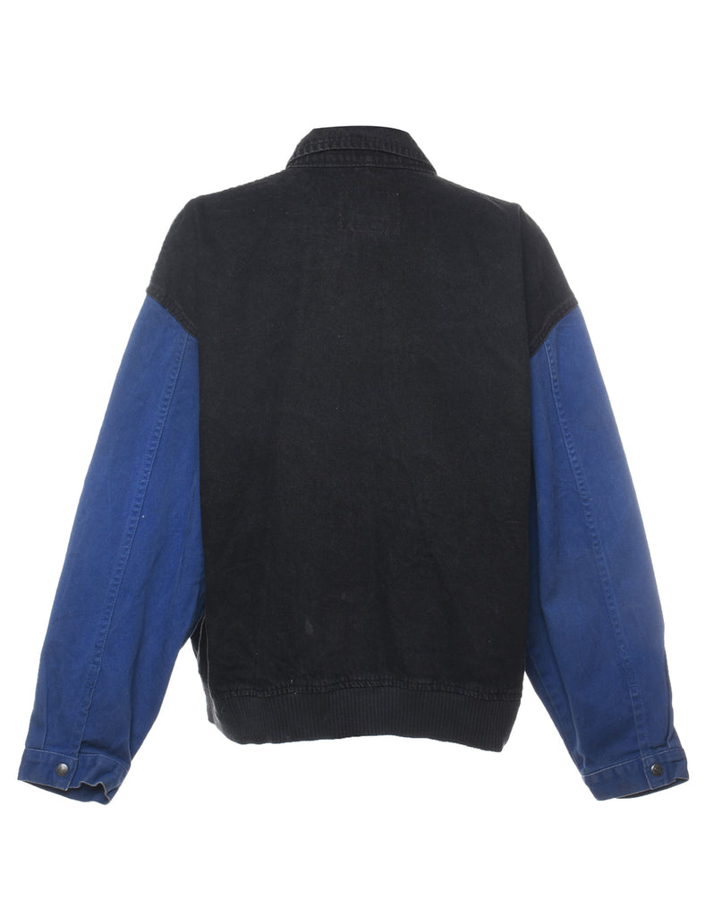 Two-Tone Black & Blue Jacket - XL