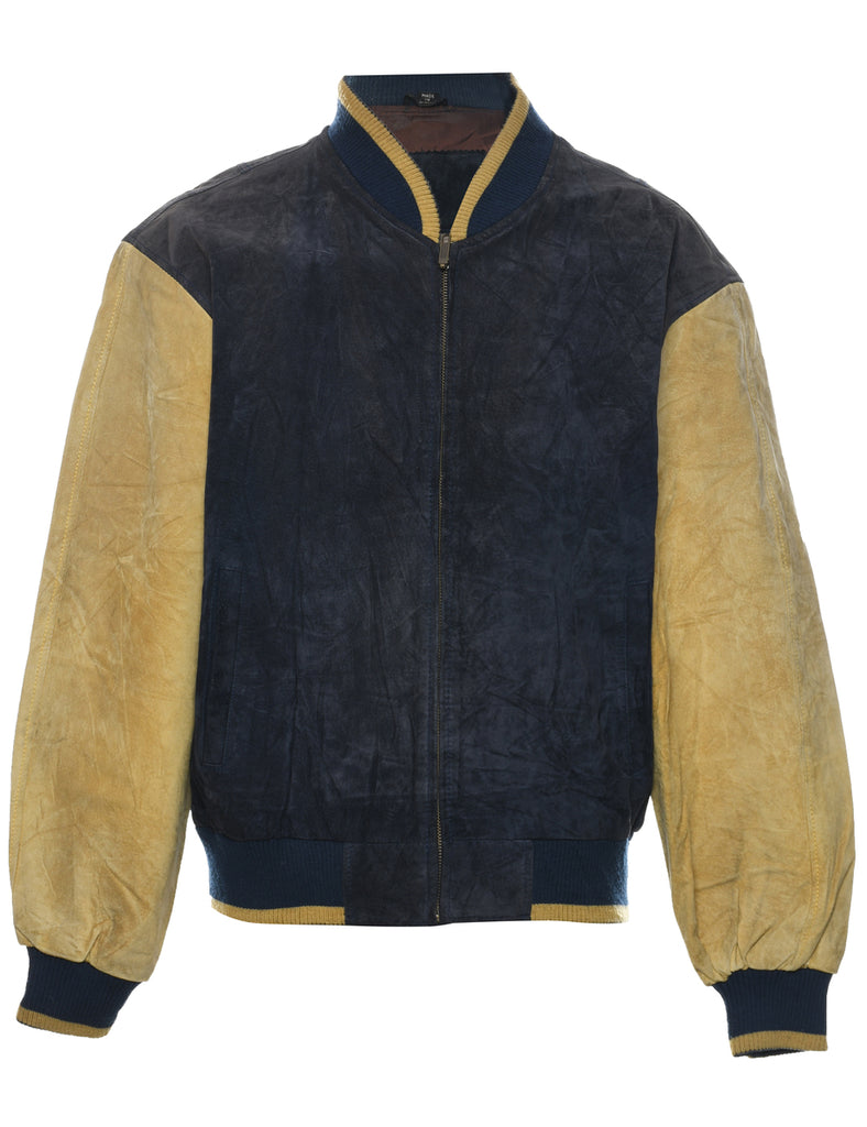 Two Tone Suede Jacket - L