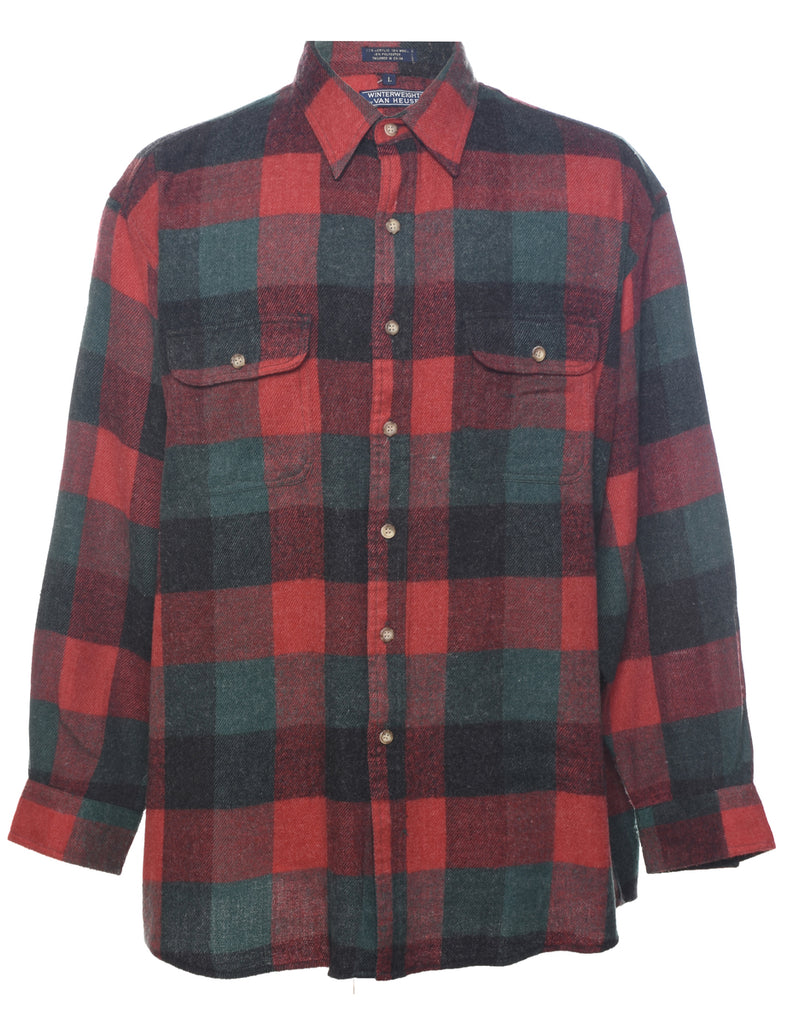 Van Heusen Checked Shirt - L