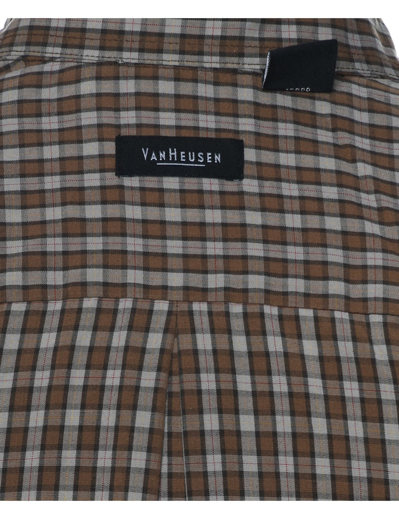 Van Heusen Checked Shirt - M