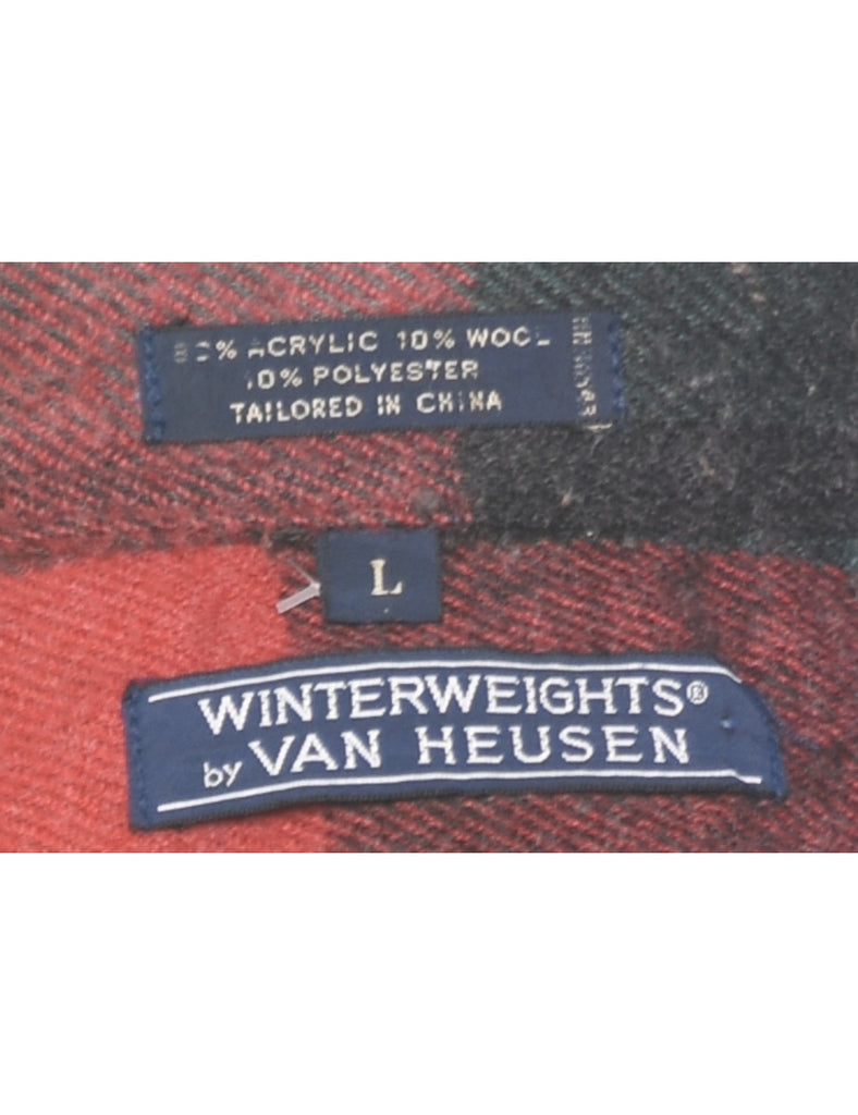 Van Heusen Checked Shirt - L