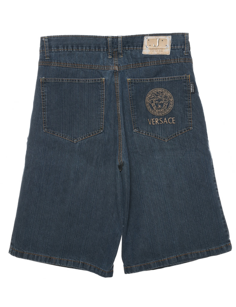 Versace Dark Wash Denim Shorts - W38 L12