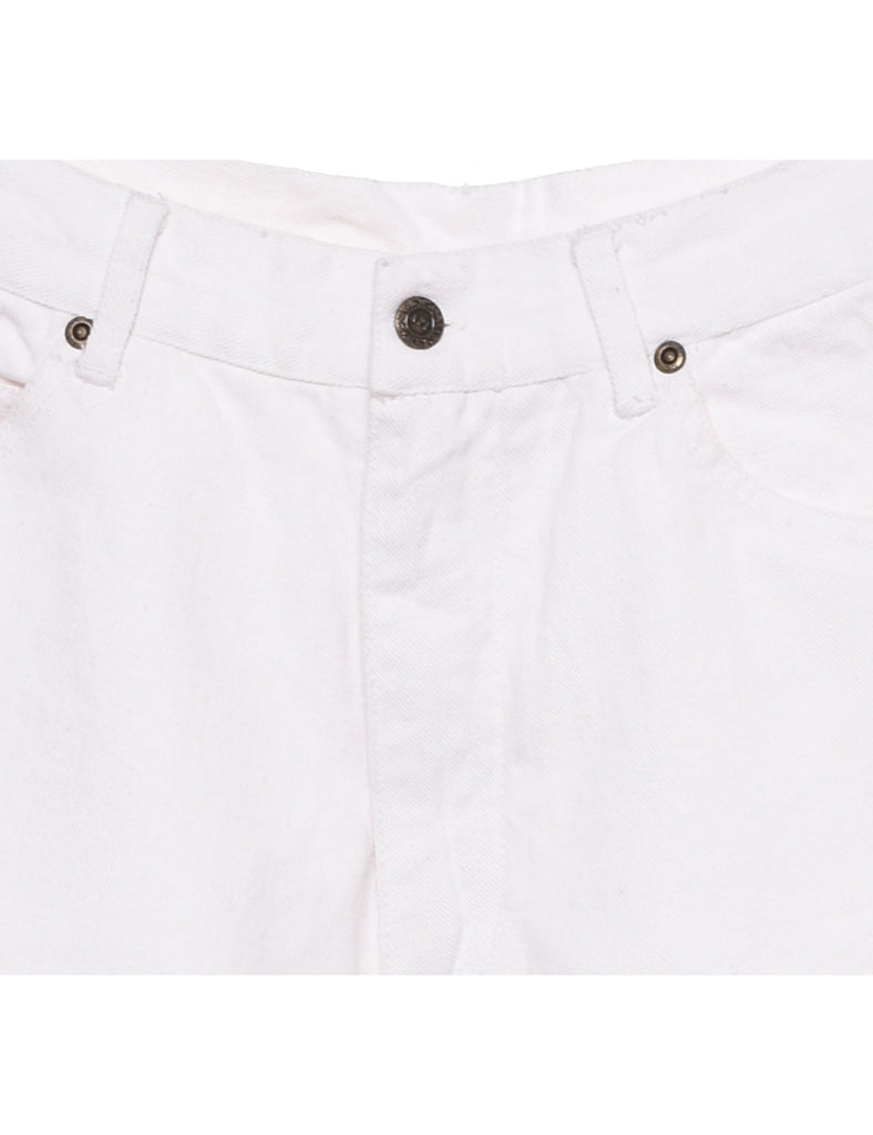 White Denim Shorts - W24 L4