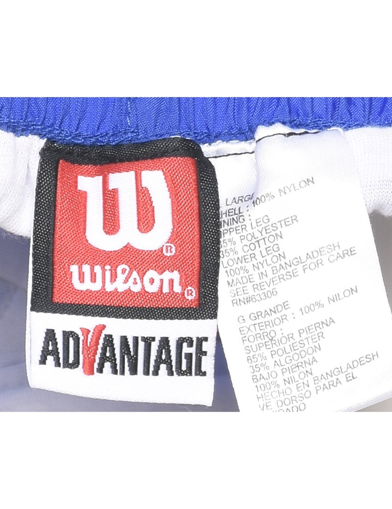 Wilson Blue, Red & White 1990s Track Pants - W31 L31