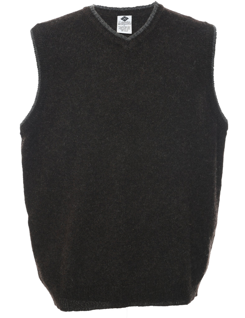 Wool Columbia Sweater Vest - L