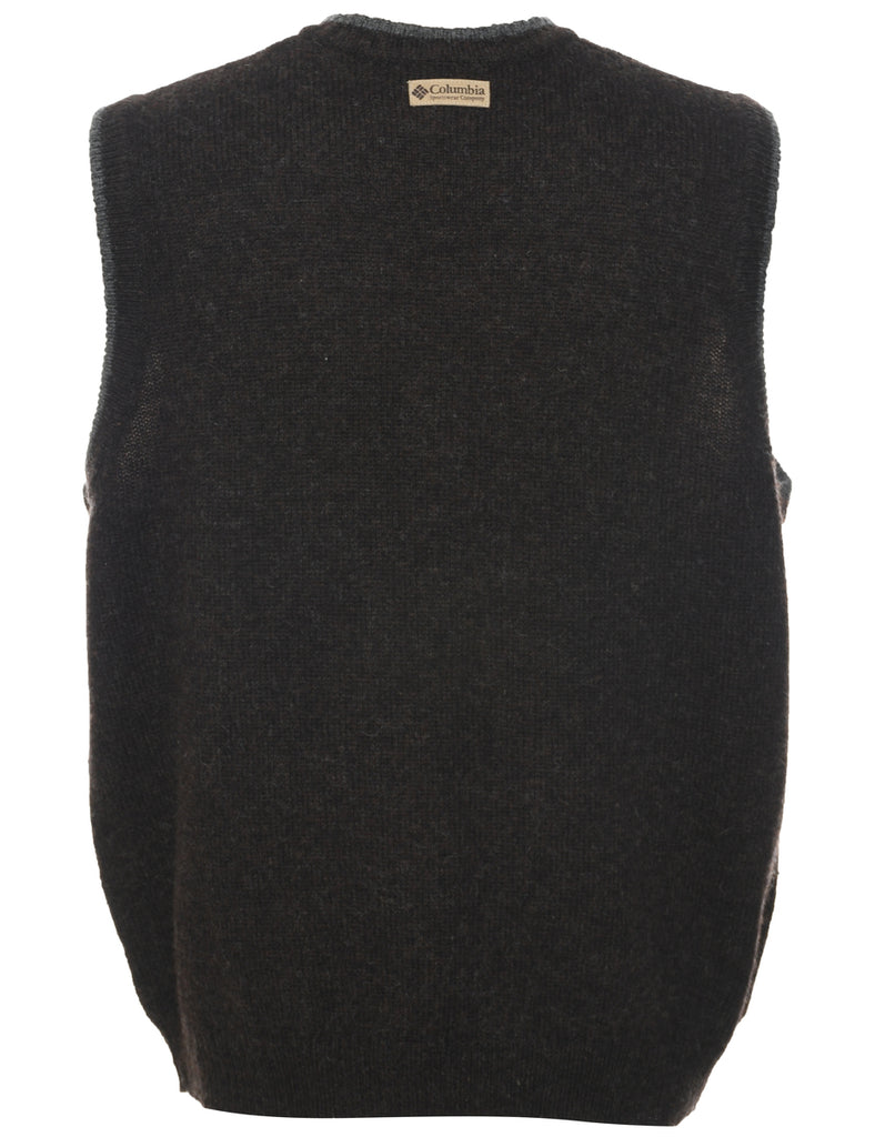 Wool Columbia Sweater Vest - L