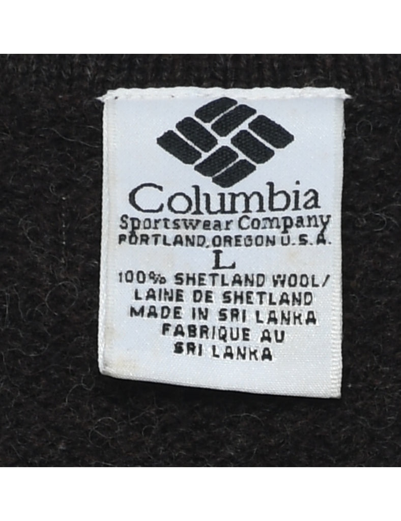 Wool Columbia Sweater Vest - L