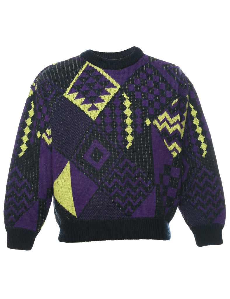 Wool Coogi Ikat Print Jumper - M