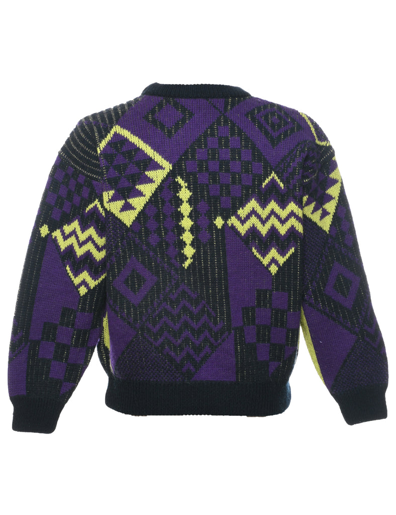 Wool Coogi Ikat Print Jumper - M