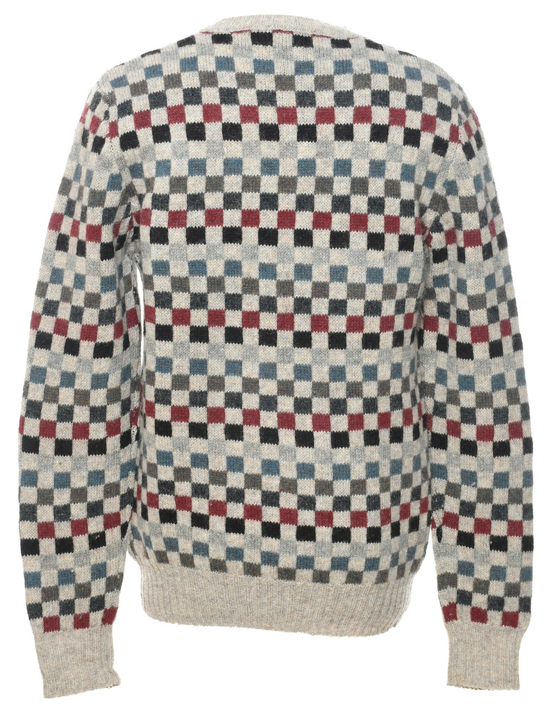 Wool Multi-colour Jumper - S