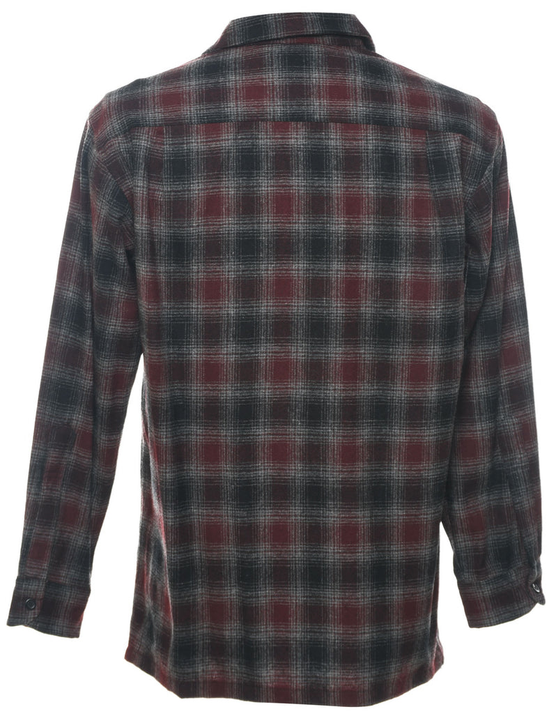 Wool Pendleton Checked 1990s Shirt - S