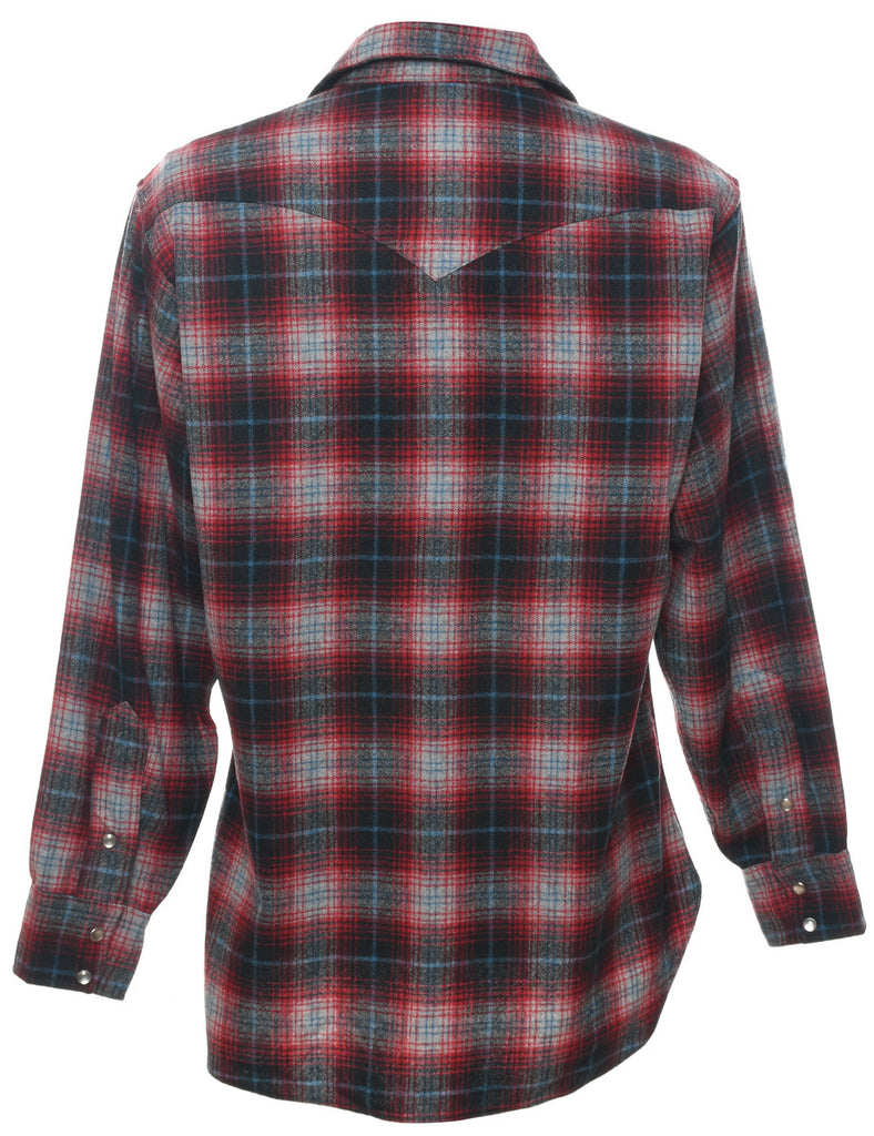 Wool Pendleton Checked Shirt - L