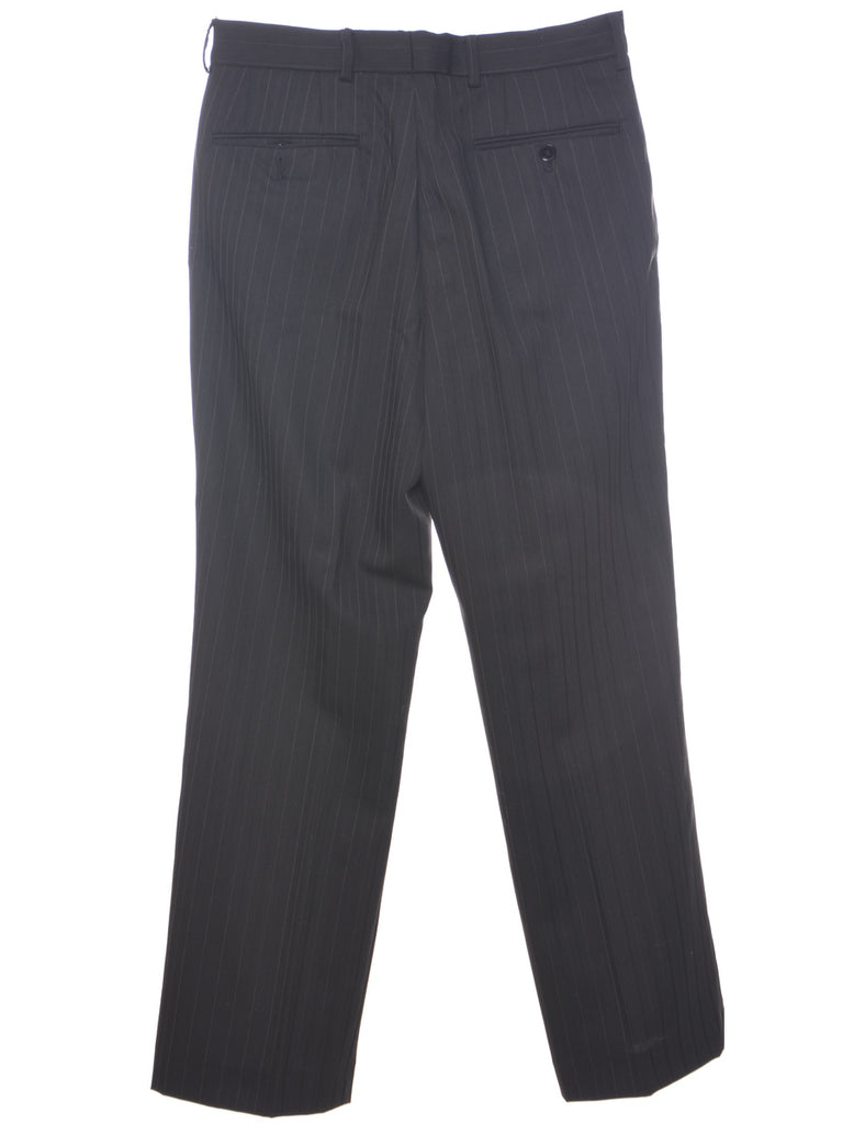 Wool Pinstriped Trousers - W30 L29