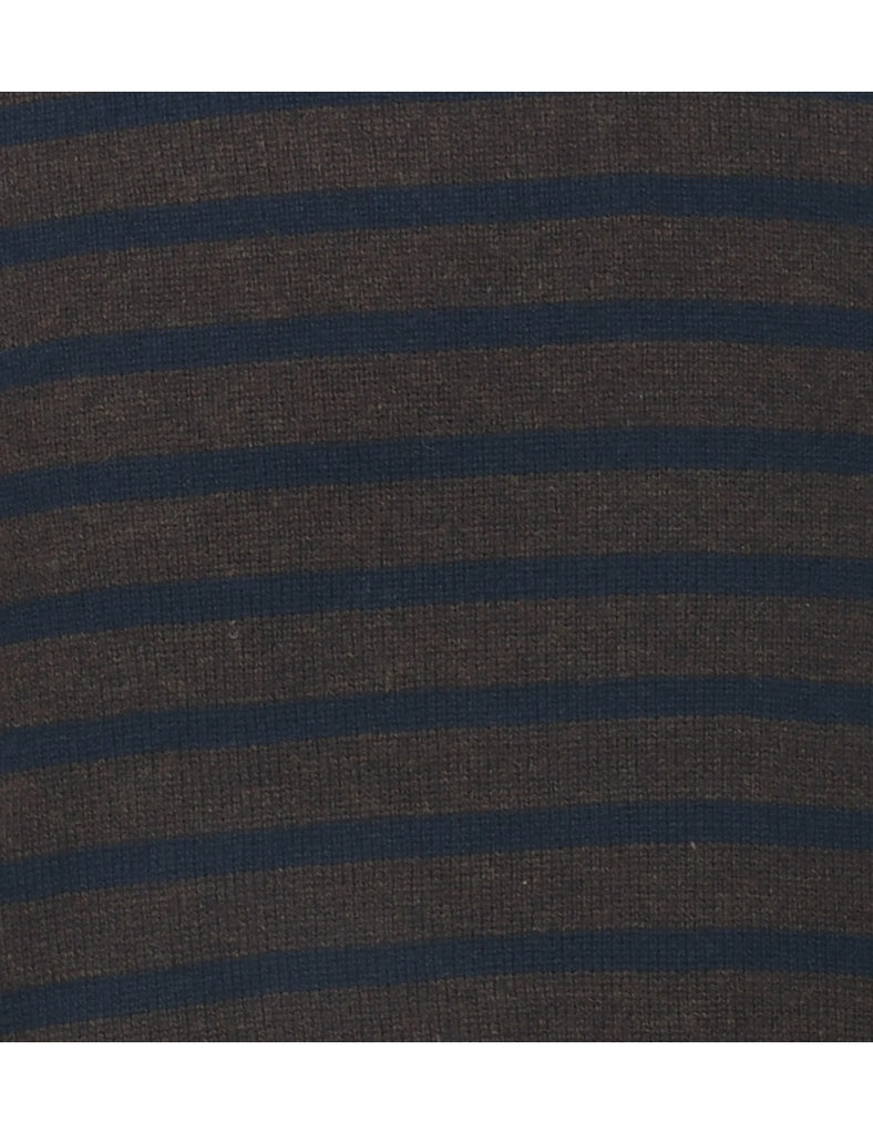 Wool Striped Jumper - L