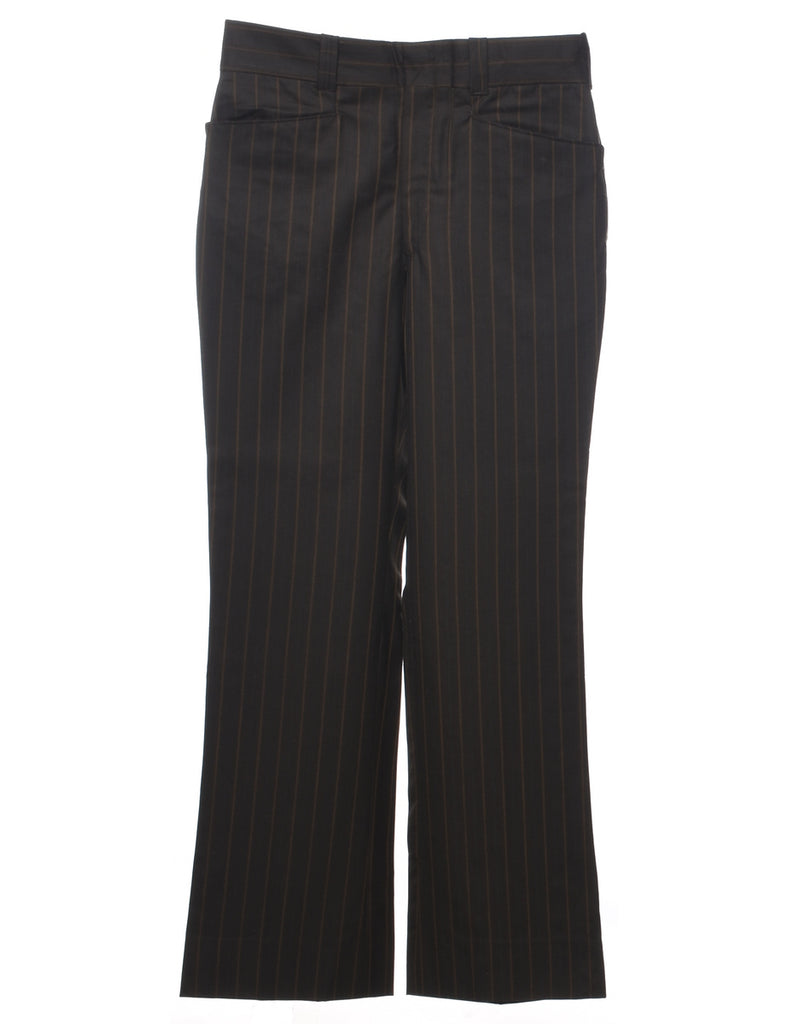 Wool Striped Pattern Trousers - W31 L32