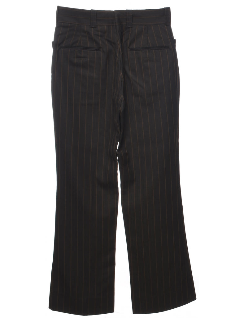 Wool Striped Pattern Trousers - W31 L32