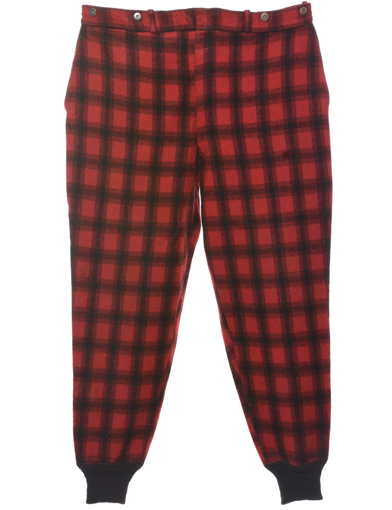 Woolrich Checked Pattern Trousers - W39 L31