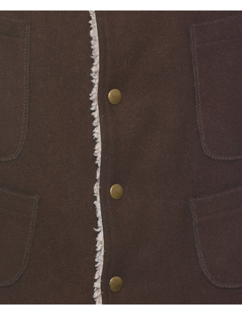 Woolrich Dark Brown Waistcoat - M