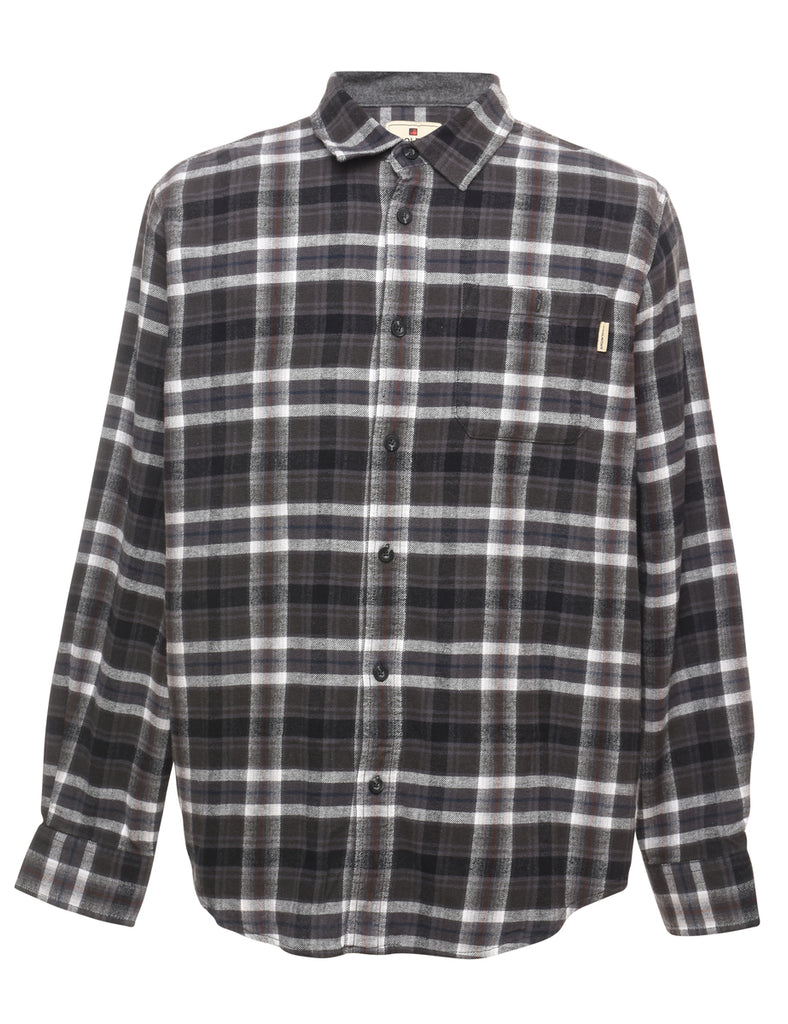 Woolrich Grey Checked Shirt - L