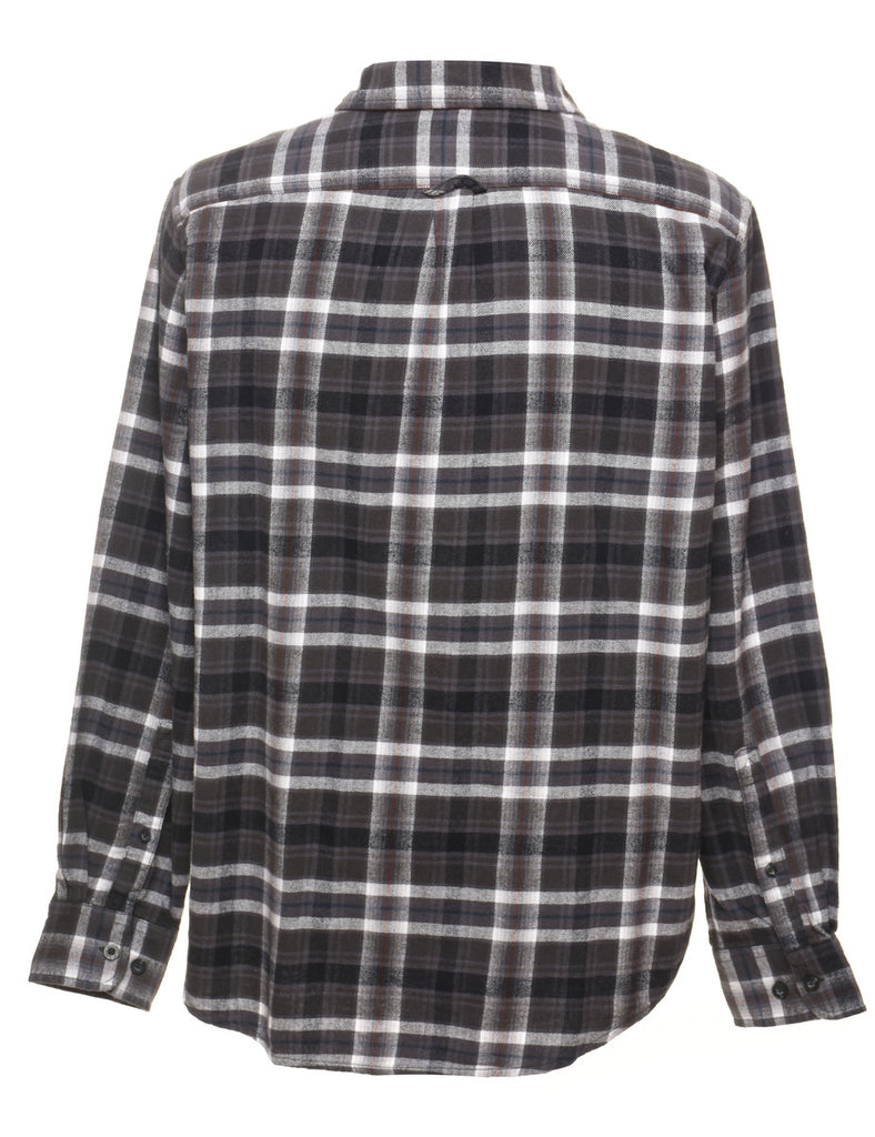 Woolrich Grey Checked Shirt - L