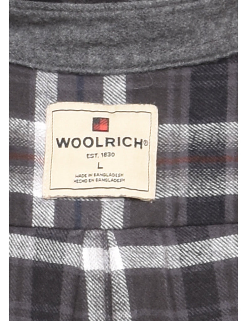 Woolrich Grey Checked Shirt - L