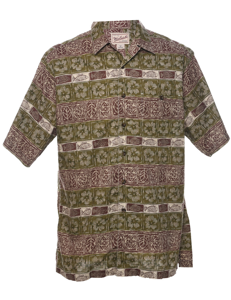 Woolrich Hawaiian Shirt - M