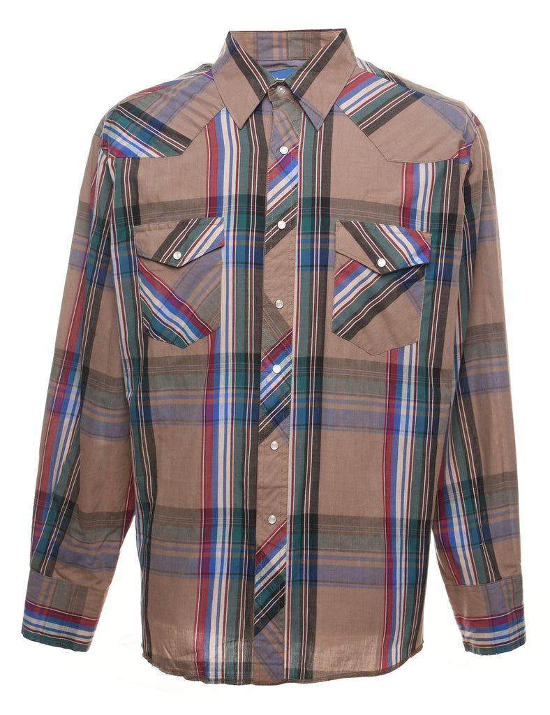 Wrangler Checked Multi-Colour Shirt - XL