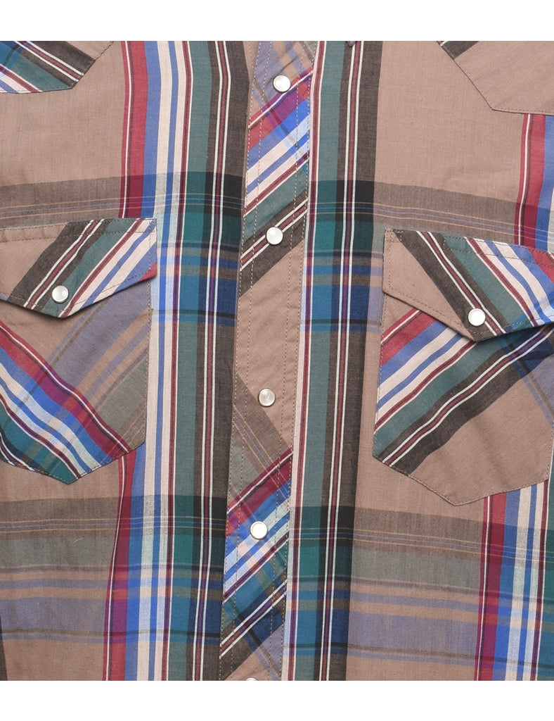 Wrangler Checked Multi-Colour Shirt - XL