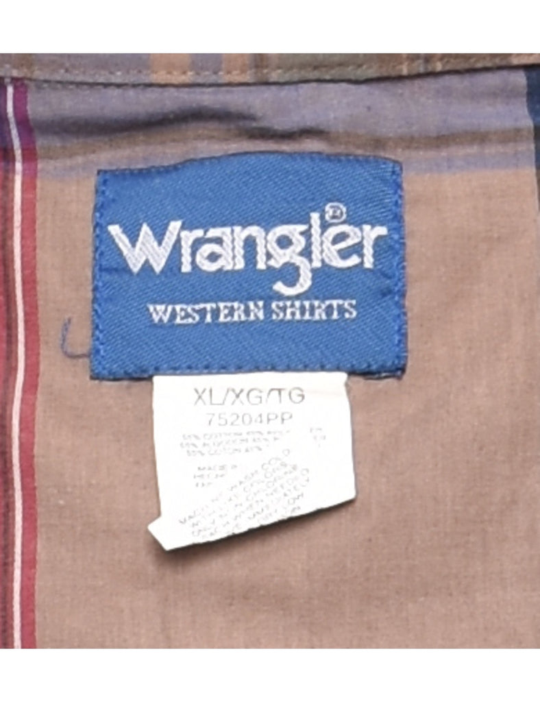 Wrangler Checked Multi-Colour Shirt - XL