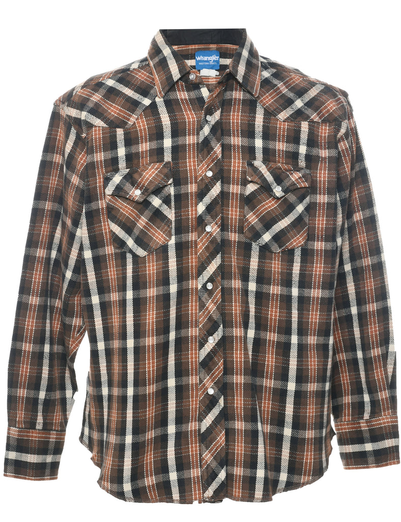 Wrangler Checked Shirt - L